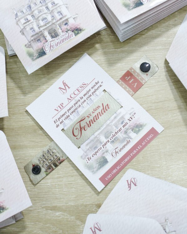 Pulsera impresa personalizada.