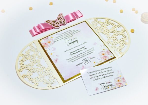 Invitacion mariposa