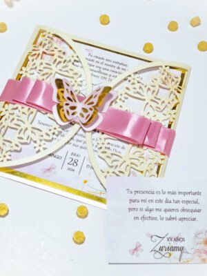 Invitacion mariposa