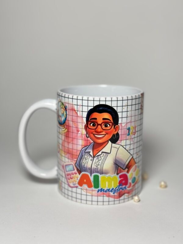 Taza Personalizada "Maestra Especial" – Diseño Ilustrado