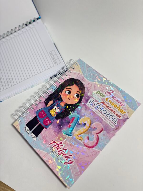 Libreta Personalizada "Maestra con Corazón" – Regalo Único y Especial