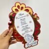 Menú 3D de Gala "Ébano de Seda"